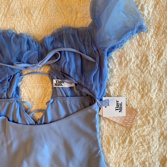 Tiger Mist Blue Jersey Dress - Picture 3 of 4